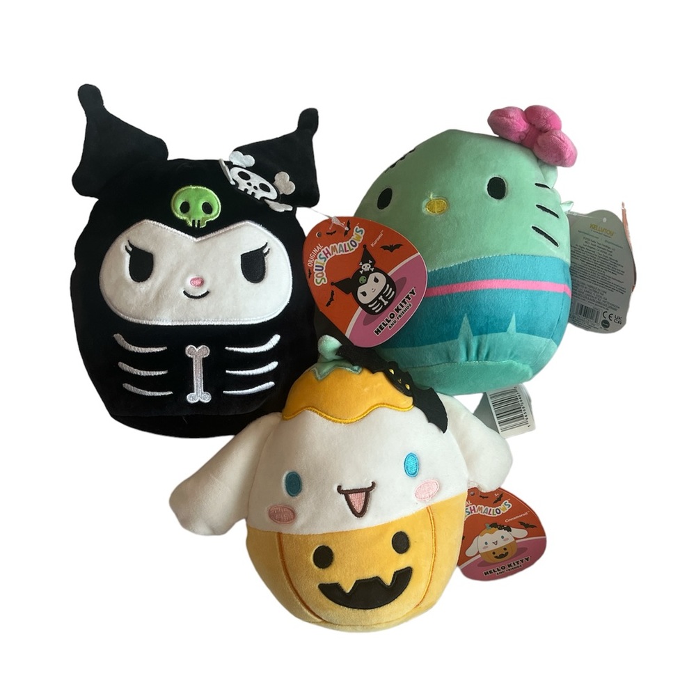 Halloween Squishmallow Set Hello Kitty
